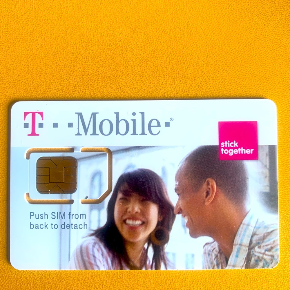 New Standard Size T-Mobile Sim Card